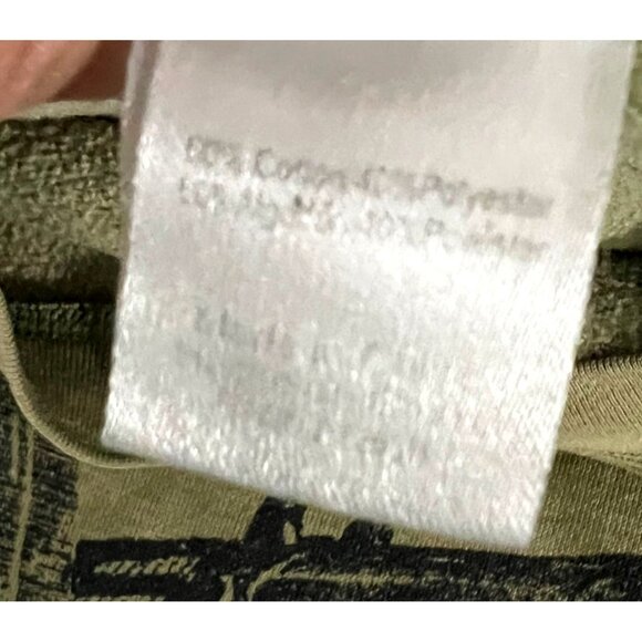 AC/DC‎ Olive Green Graphic Sweatshirt Crew Neck Pullover XL - Picture 6 of 7